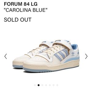 Adidas Forum 84 LG in Carolina Blue